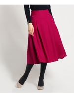 フラノ　ボックスタック　スカート/ペルシアンレッド(074)