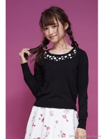 フラワービジューニットP/O/クロ