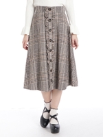 フリルミディーSK/ベージュ