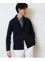 ブリスターショール カーディガン [ メンズ トップス 定番 羽織 ]/ダークネイビー(094)