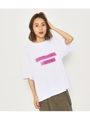 ボックス ネオン ロゴ Tシャツ/WHT