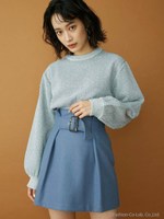 ラメパフスリーブTOPS/SLV