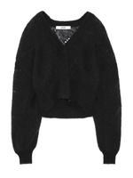 レーシーモヘアカーデ/BLK