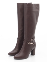 ロングブーツ/茶