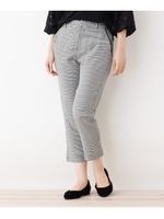 ワイドクロップトパンツ/ブラック(219)