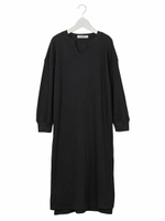 ワッフルロングOP/ブラック