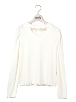 三角あきパワショルTOPS/ホワイト