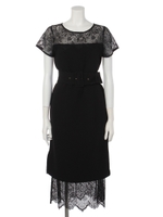 太ベルトレース切替レイヤードOP（オケージョン）/ブラック