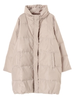 中綿ロングコート/ベージュ