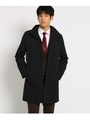 スタンドカラーミディコート/ブラック(019)