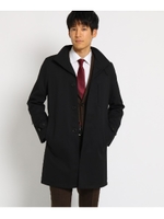 スタンドカラーミディコート/ブラック(019)