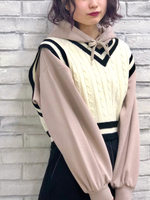 WEGO/ショートチルデンベスト