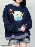 MINIONS|リブBOBスウェット