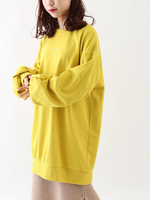 WEGO/袖ナイロン切替BIGスウェット