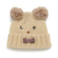 【30%OFF】クマ顔ニット帽