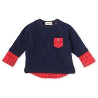 【30%OFF】スターニットキルトトレーナー