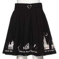 【30%OFF】プリンセスフロッキープリントスカート