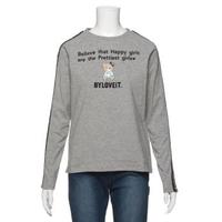 【30%OFF】ラビ子肩ロゴテープTシャツ