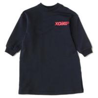 【30%OFF】ロゴTシャツ裏毛ワンピース