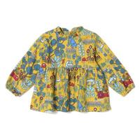 【50%OFF】ジャングル総柄チュニックブラウス