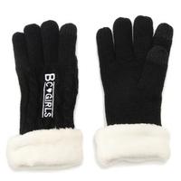 【50%OFF】ボアつきニットグローブ