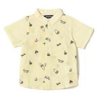 【50%OFF】刺しゅう入りストライプシャツ