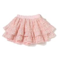 【50%OFF】小花柄チュールレーススカパン