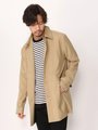 [GIORDANO]撥水ストレッチステンカラーコート