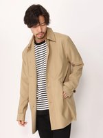 [GIORDANO]撥水ストレッチステンカラーコート