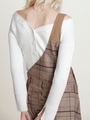 2WAY RIB PULLOVER/OFF WHITE