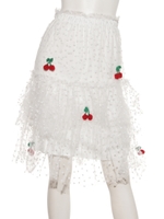 AD vintage tulle S/K/ホワイト