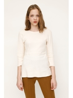 BACK OPEN THERMAL TOPS/O/WHT1