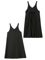BACK RIBBON DRESS/ブラック