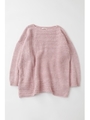 BOXY KNIT TUNIC/L/PNK1