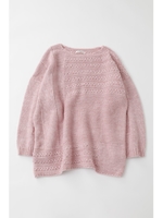 BOXY KNIT TUNIC/L/PNK1