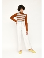 BUTTON FLY HW WIDE FLARE -E/O/WHT1