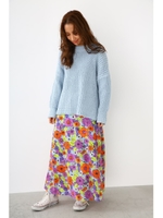 Botanical flowerスカート/柄SAX5