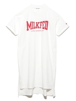 CAMPUS LOGO TEE DRESS/ホワイト