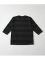 CHIMAYO 3／4 SLEEVES TEE/柄C.GRY5