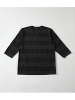 CHIMAYO 3／4 SLEEVES TEE/柄C.GRY5