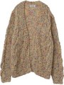 COLOR NEP KINT CARDIGAN/ベージュ