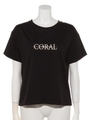 CORAL Tシャツ/ブラック