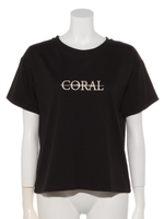 CORAL Tシャツ/ブラック