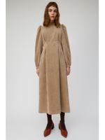 CORDUROY PUFF SLEEVE ドレス/BEG