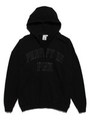 CUT OFF PULLOVER SWEAT HOODIE/ブラック