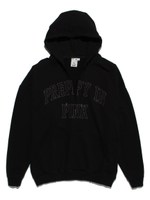 CUT OFF PULLOVER SWEAT HOODIE/ブラック