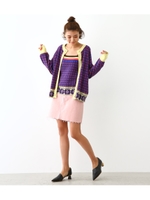 FULL OVER ミニスカート/L/PNK1