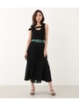 Flow Pleats MIX J／W SK/BLK