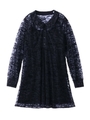 GRAFFITI TULLE DRESS/ブラック