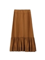 HEM STITCH SKIRT/ベージュ